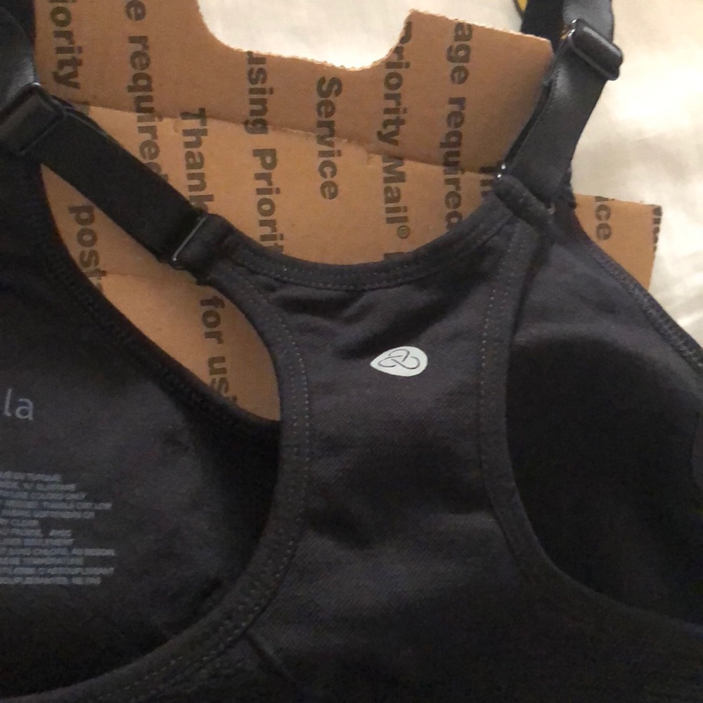 Zella Black bralette adjustable straps black small - Picture 6 of 8